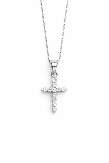 Collier Idee Preziose dal 1987 Femme in Or blanc Diamante 0.07 Ct IP.CK18B/40D - IP.CK18B/40D